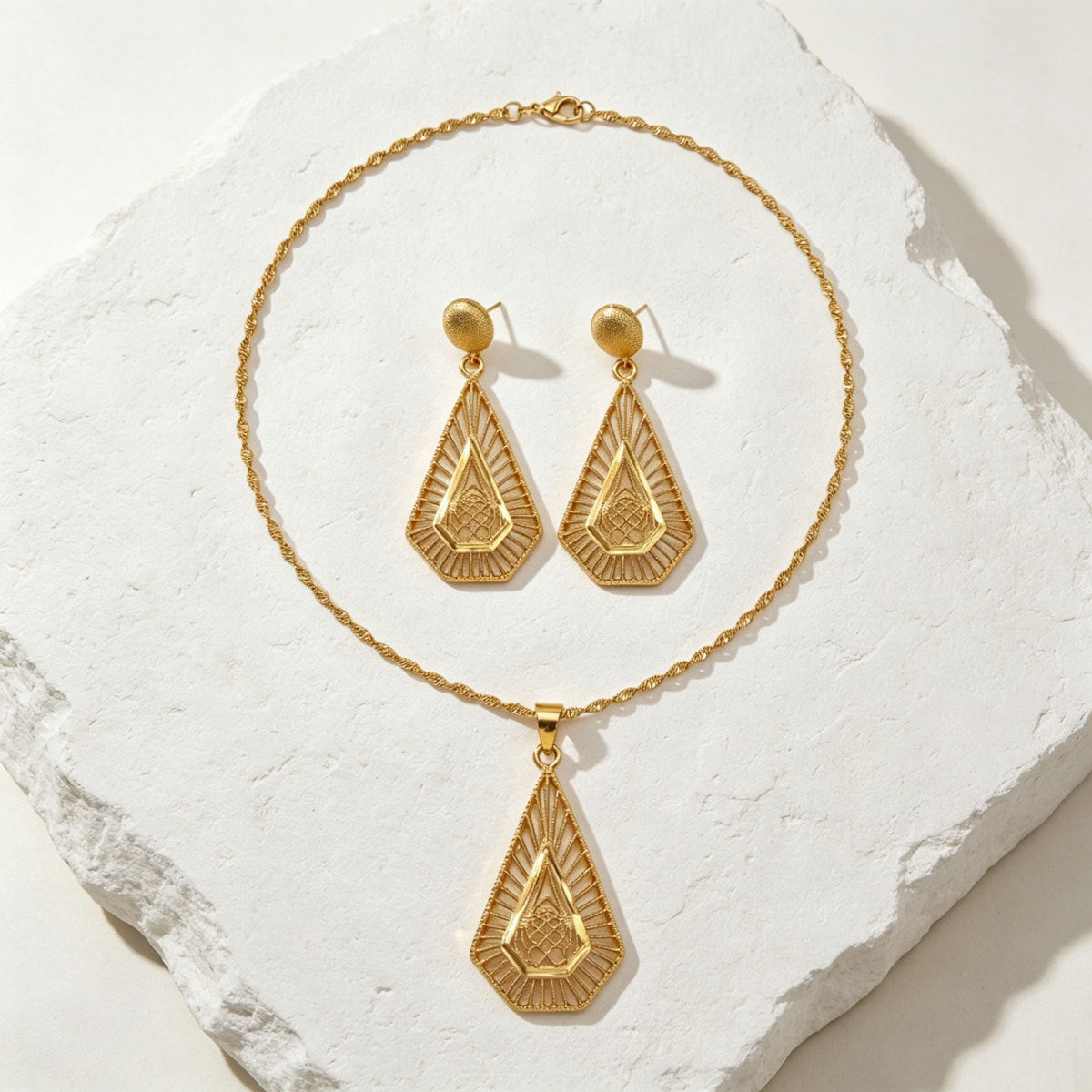 Nested Teardrop Openwork Jewelry — product image 4