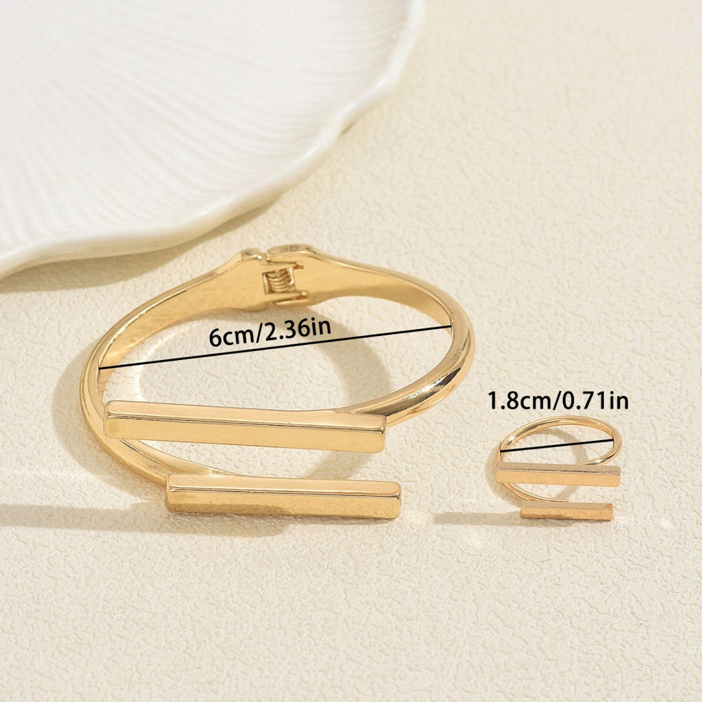 Parallel Bar Open Cuff Jewelry — product image 4