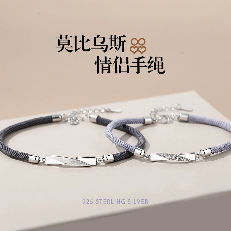 Bracciale in argento sterling 925 – Möbius