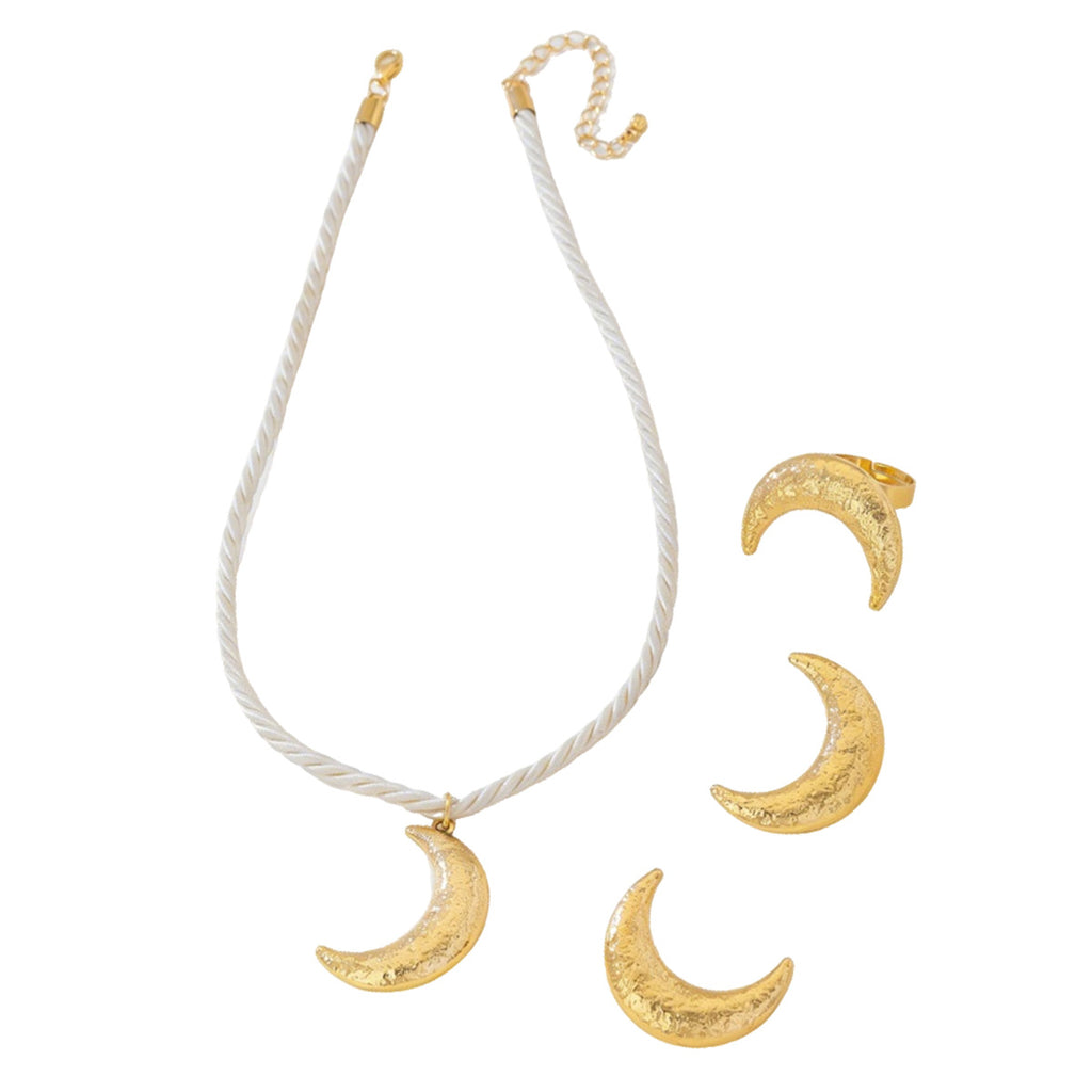 Crescent and Pearl-Effect Jewelry — product image 5