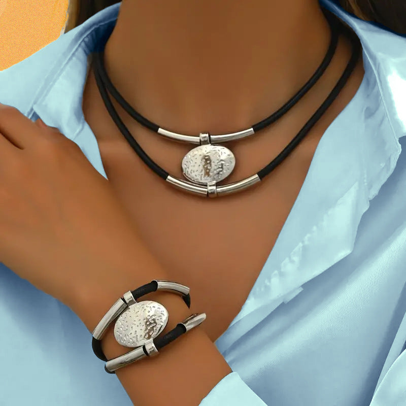 Double-Cord Medallion Jewelry — product image 3