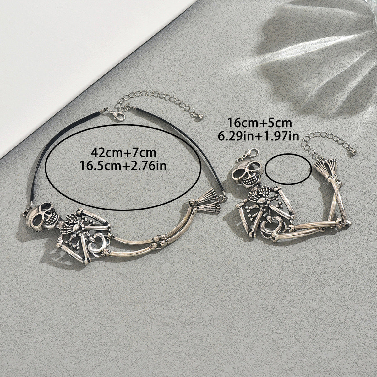 Skull and Geometric Cord Jewelry — product image 4