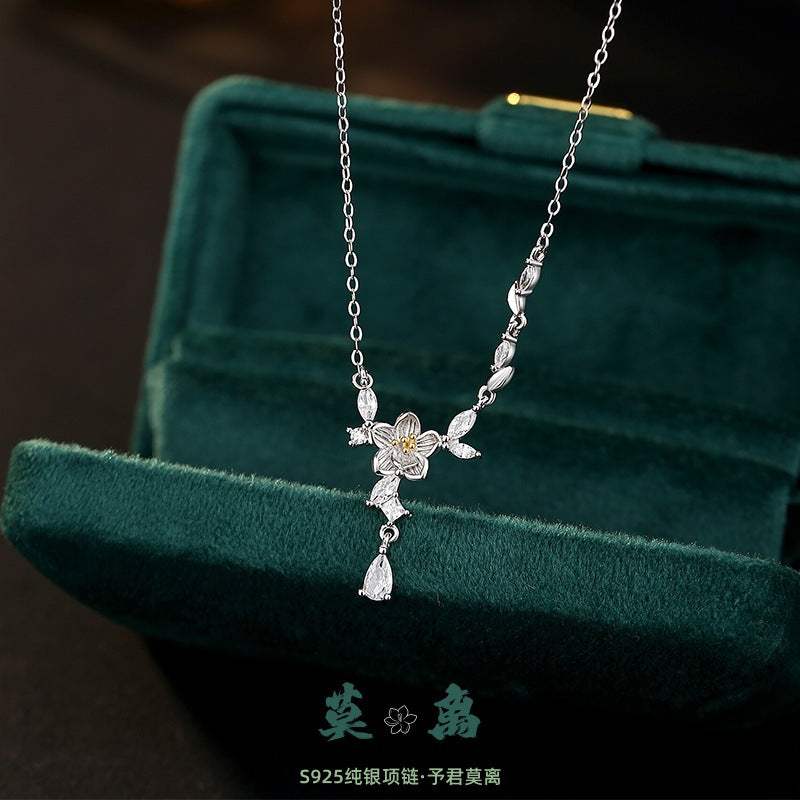 Collana in argento sterling 925 – goccia