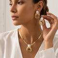 Pearl-Effect Loop Drop Jewelry