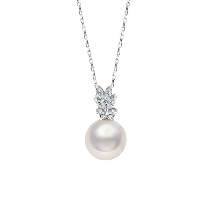 Collana in argento sterling 925 e perla d'acqua dolce