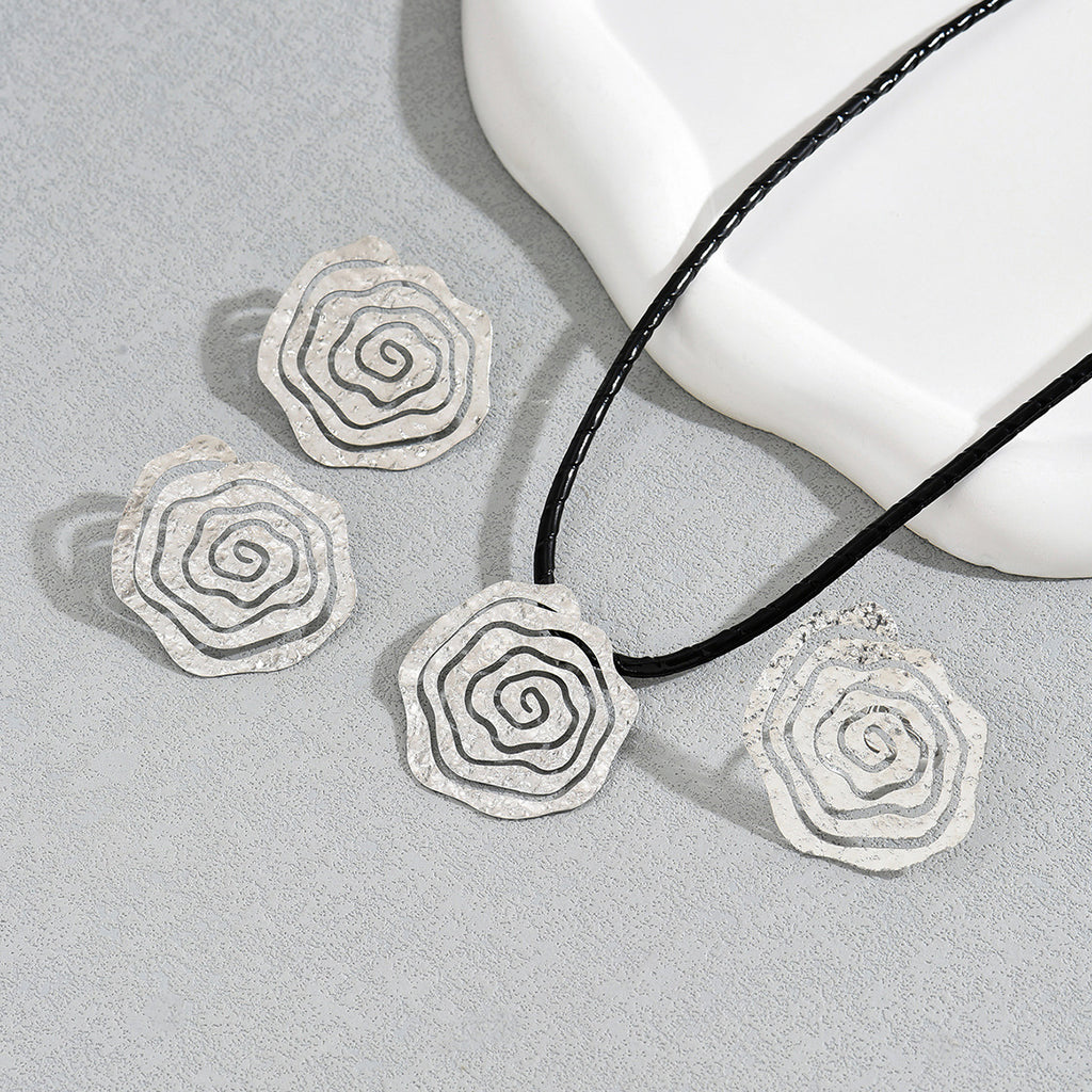 Raised Rose Cord Jewelry — product image 3