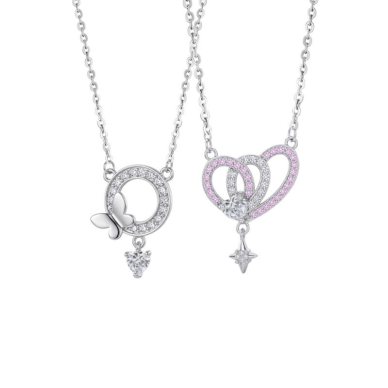 Collana in argento sterling 925 – farfalla e zirconi