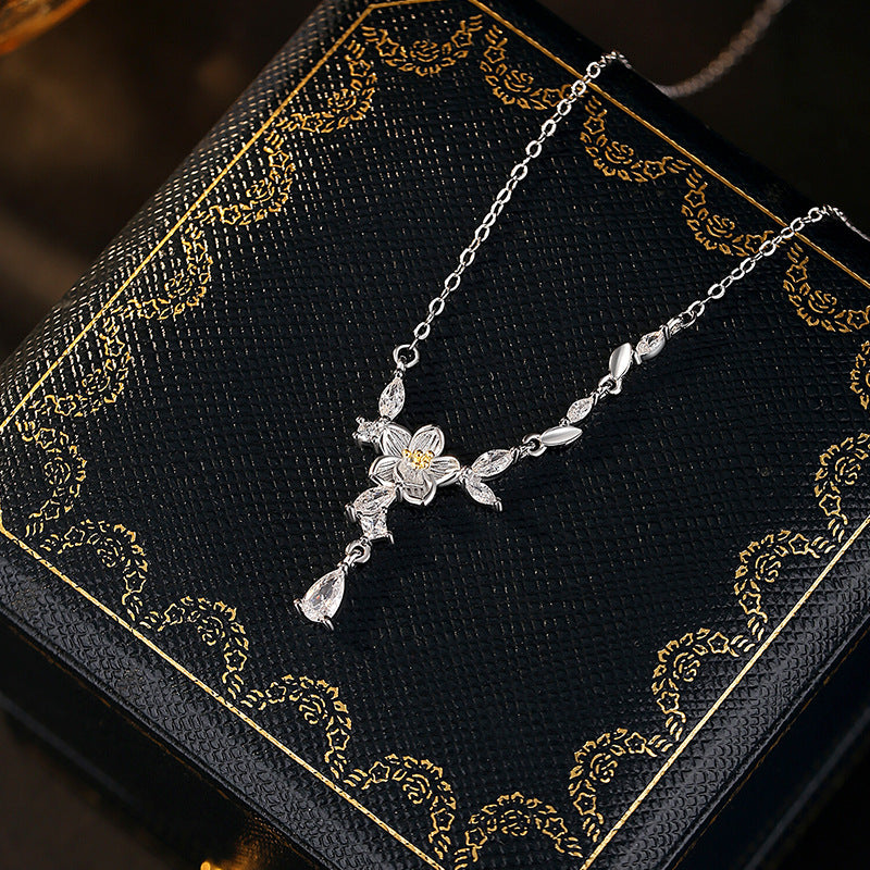 Collana in argento sterling 925 – goccia