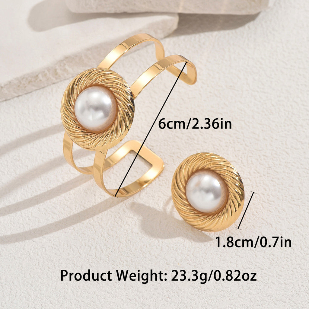 Rope-Frame Pearl-Effect Jewelry — product image 3