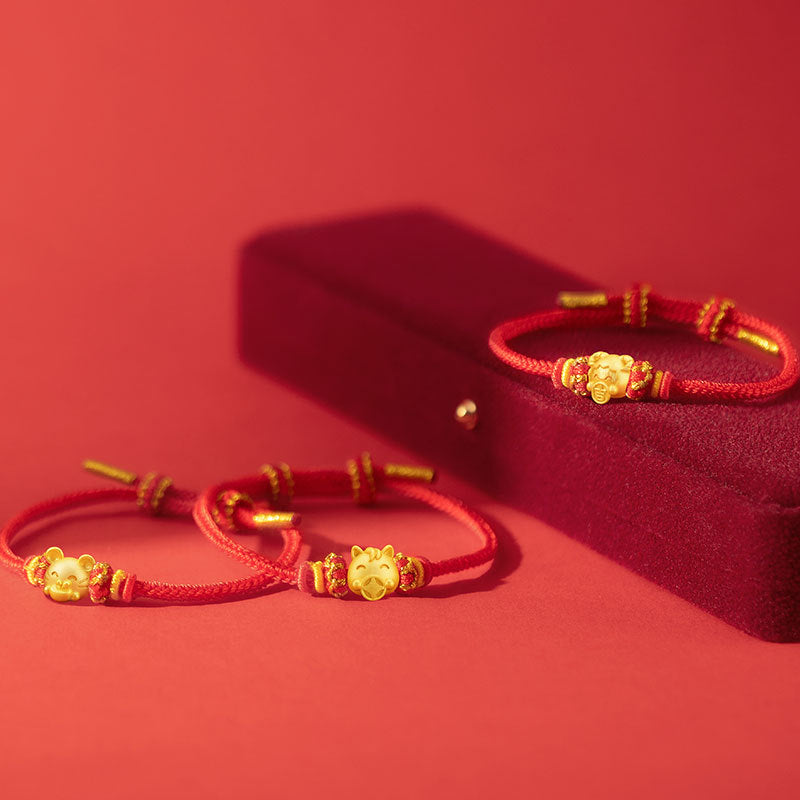 Bracciale in argento fino 999 – segno zodiacale e cavallo