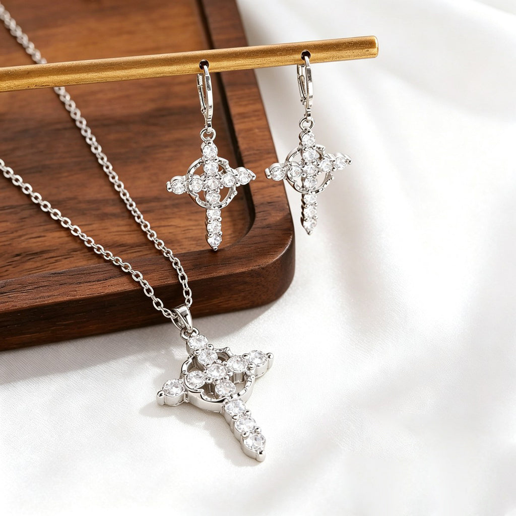 Sparkling Crown-Cross Jewelry — product image 4