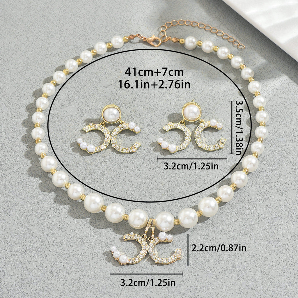 Pearl-Effect Curved Motif Jewelry — product image 4