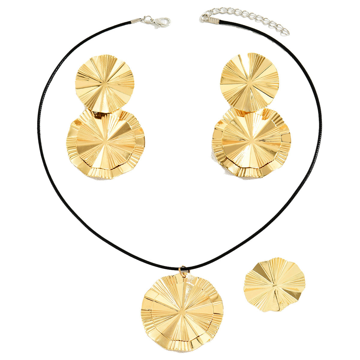 Folded Round Disc Jewelry — product image 5