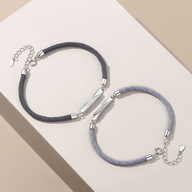 Bracciale in argento sterling 925 – Möbius