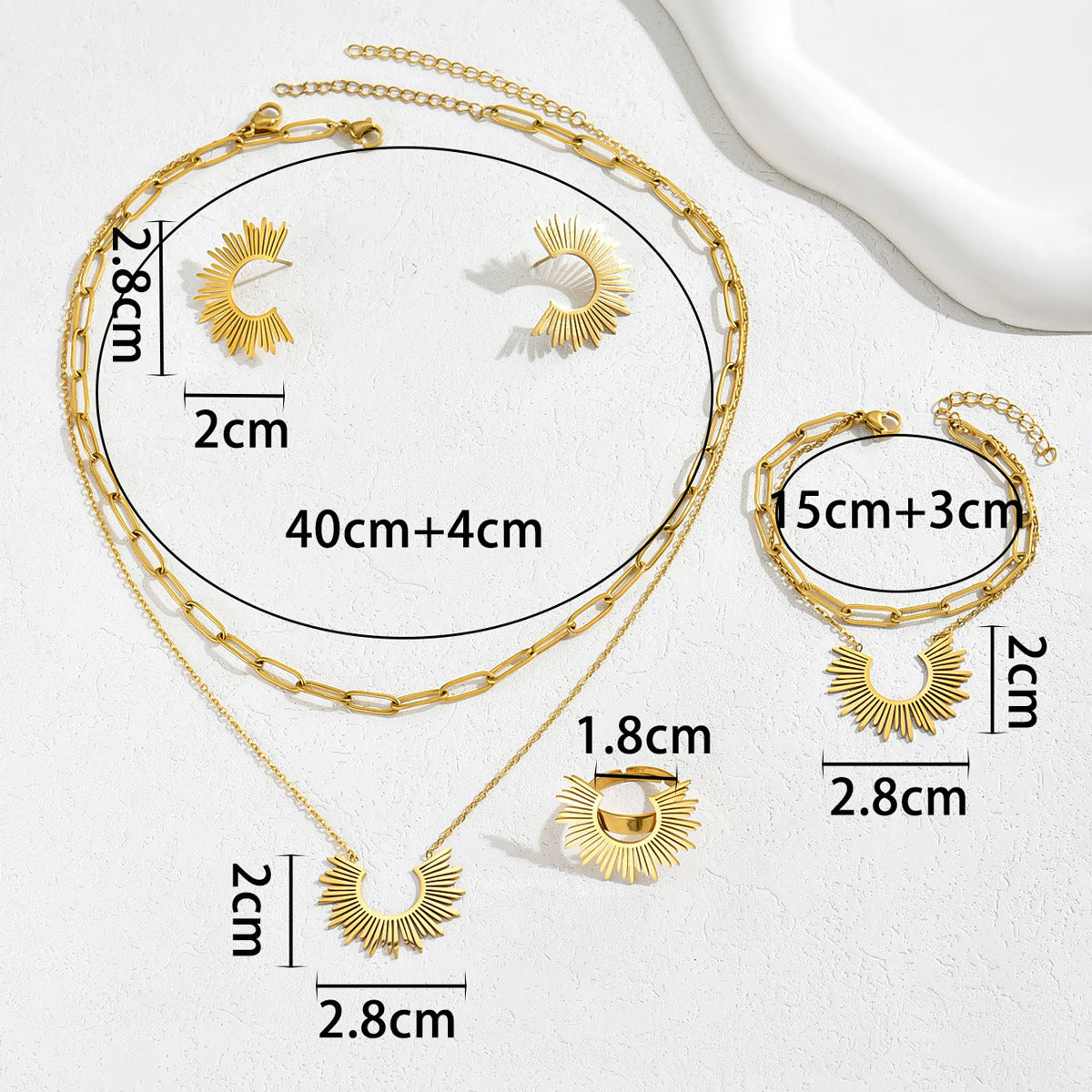 Radiating Crescent Jewelry — product image 4