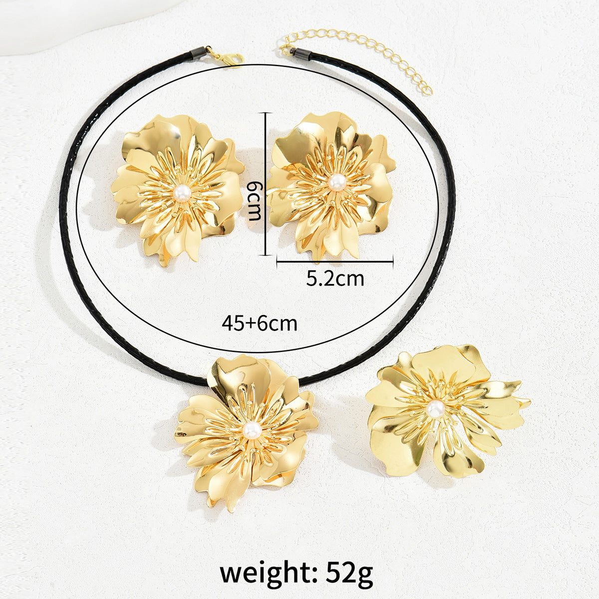 Layered Petal Cord Jewelry — product image 4