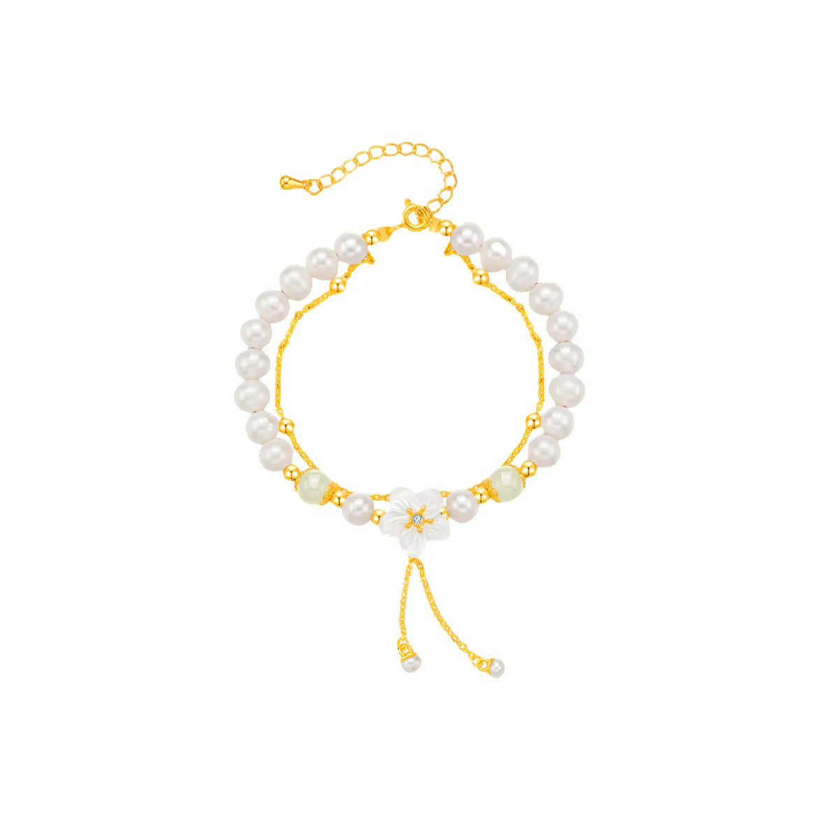 Camellia Freshwater Pearl Bracelet for Girls 2025 New Small New Chinese Bracelet Qixi Gift for Girlfriend