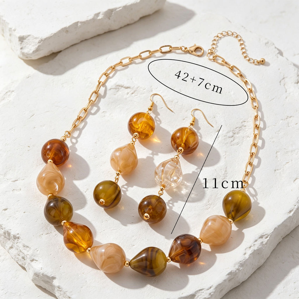 Warm Multicolor Bead Jewelry — product image 4