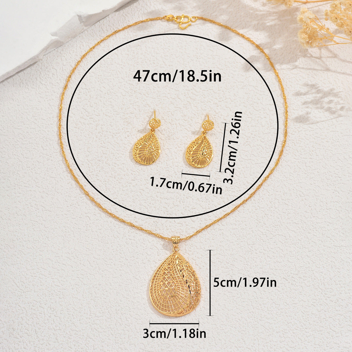 Filigree Teardrop Jewelry — product image 4