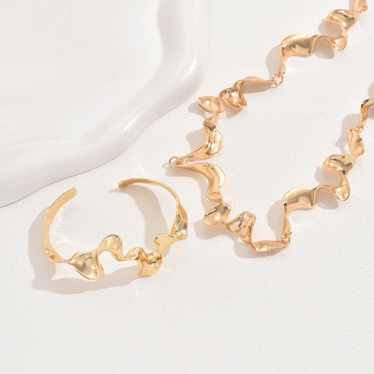 Rippled Metal Jewelry — product image 3