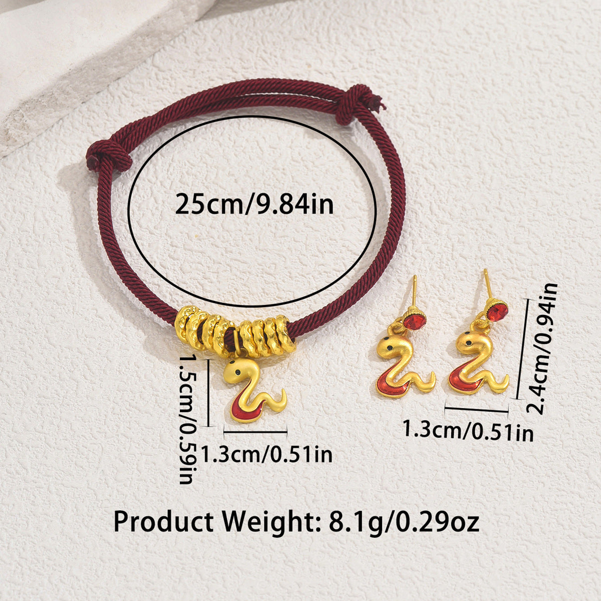 Snake Charm Cord Jewelry — product image 4