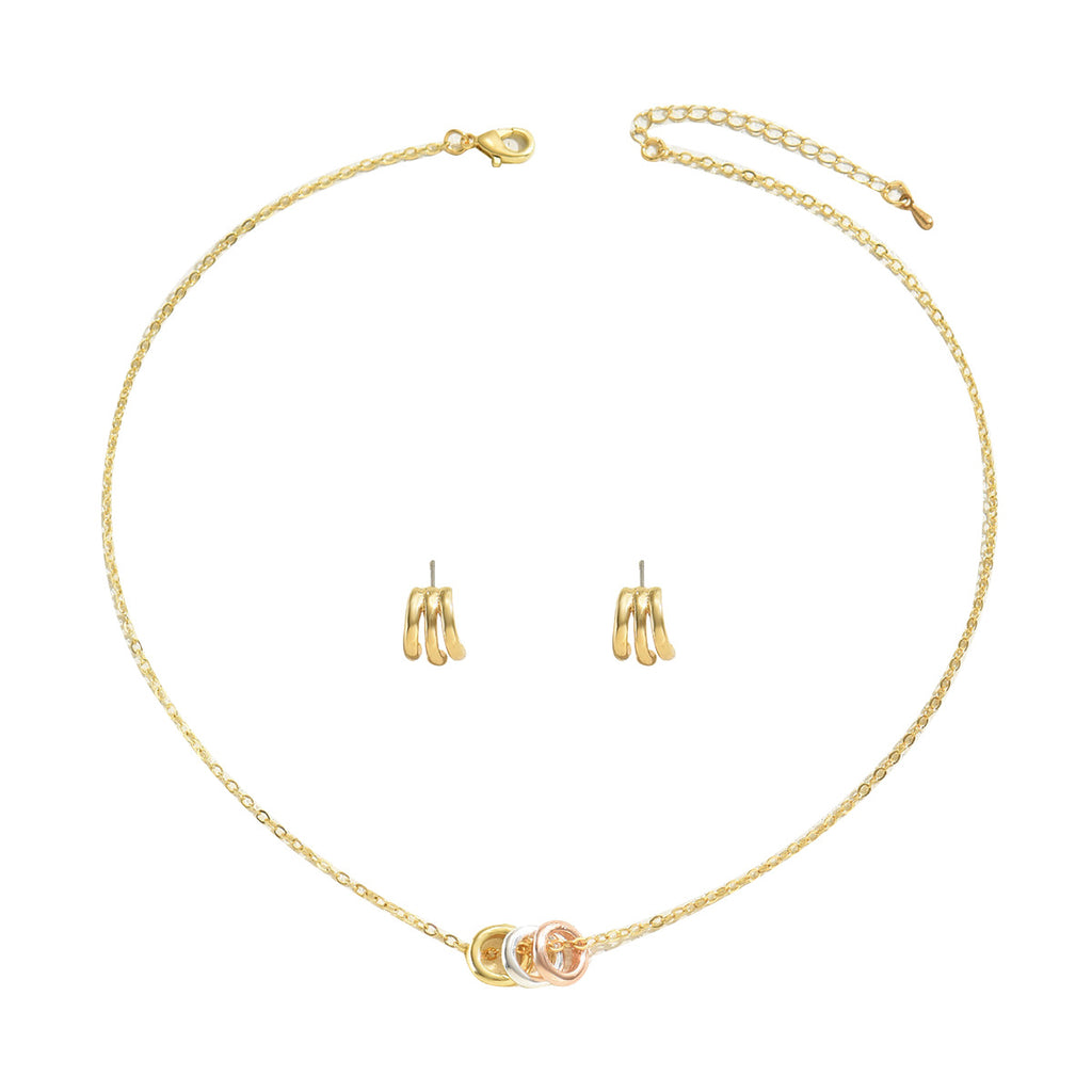 Triple-Curve Mini Pendant Jewelry — product image 5