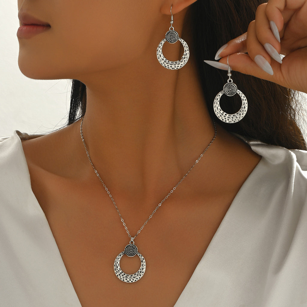 Textured Open Circle Jewelry