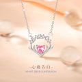 Yi Lu Has You Sterling Silver 925 Necklace Female Niche Design Light Luxury Love Clavicle Chain Valentine's Day 520 Pendant