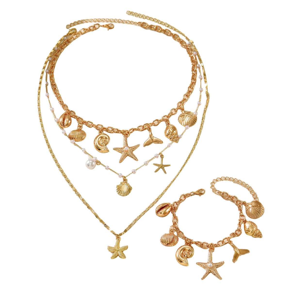 Layered Ocean Charm Jewelry — product image 5