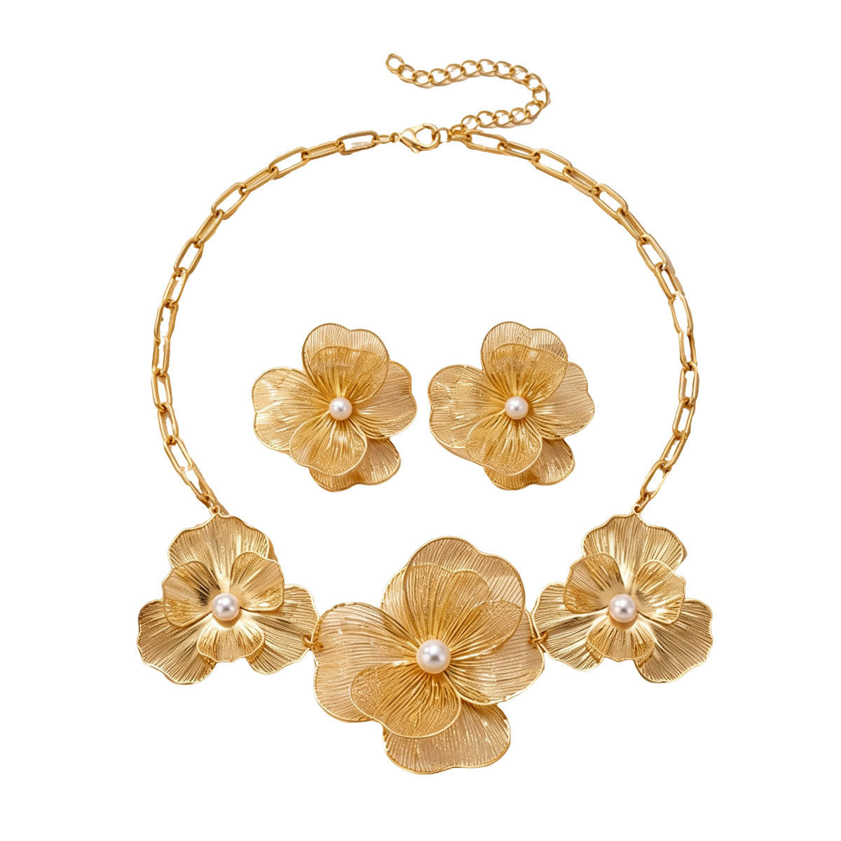 Lattice Flower Necklace Jewelry — product image 5