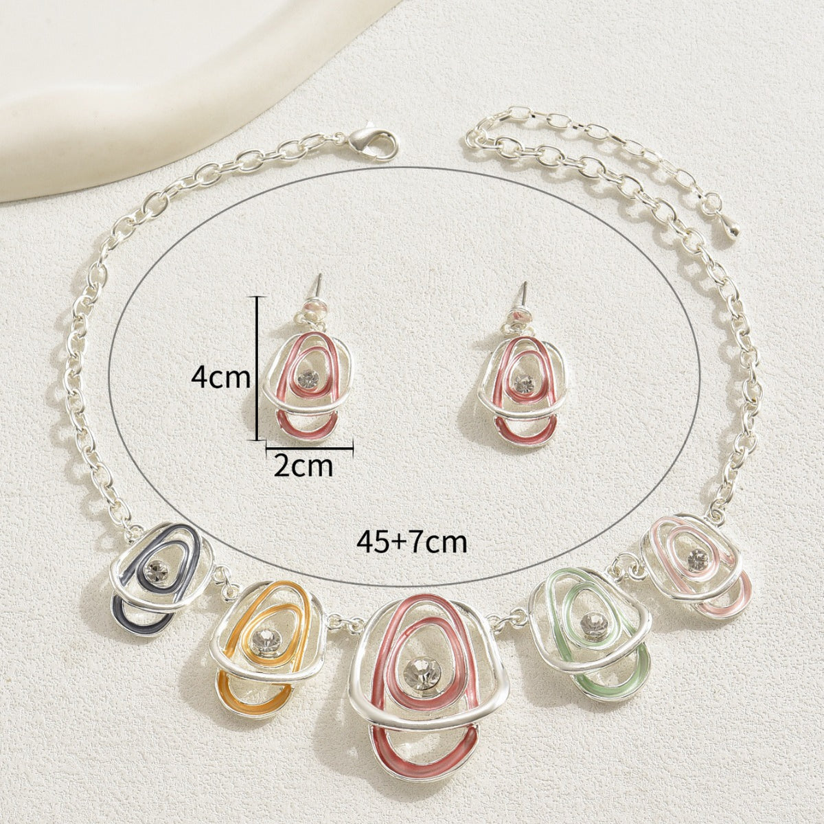 Pastel Irregular Loop Jewelry — product image 4