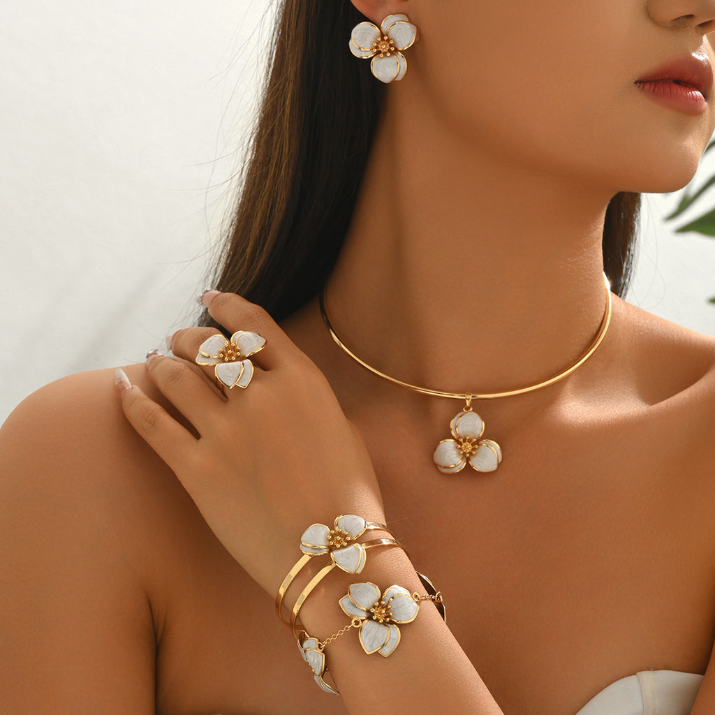 Cream Flower Jewelry — product image 2