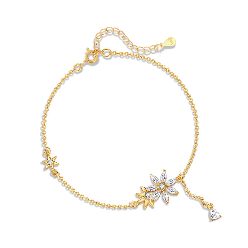 Bracciale in argento sterling 925 – girasole