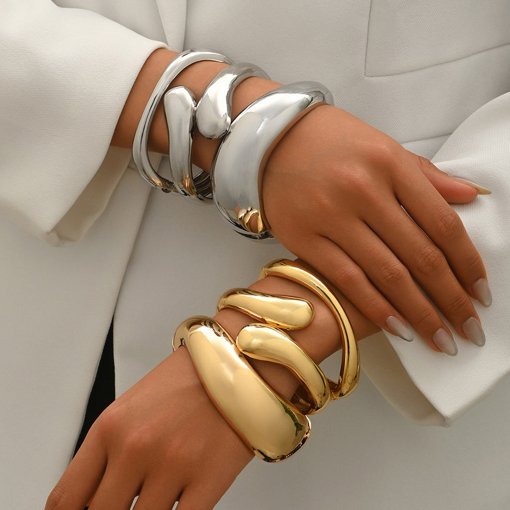 Polished Organic Bangle Jewelry