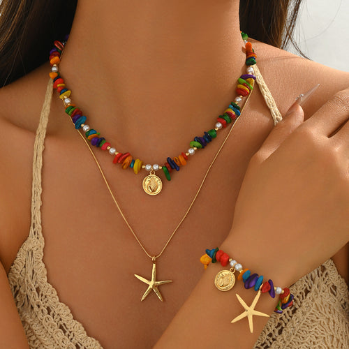 Colorful Coastal Layered Jewelry — product image 2