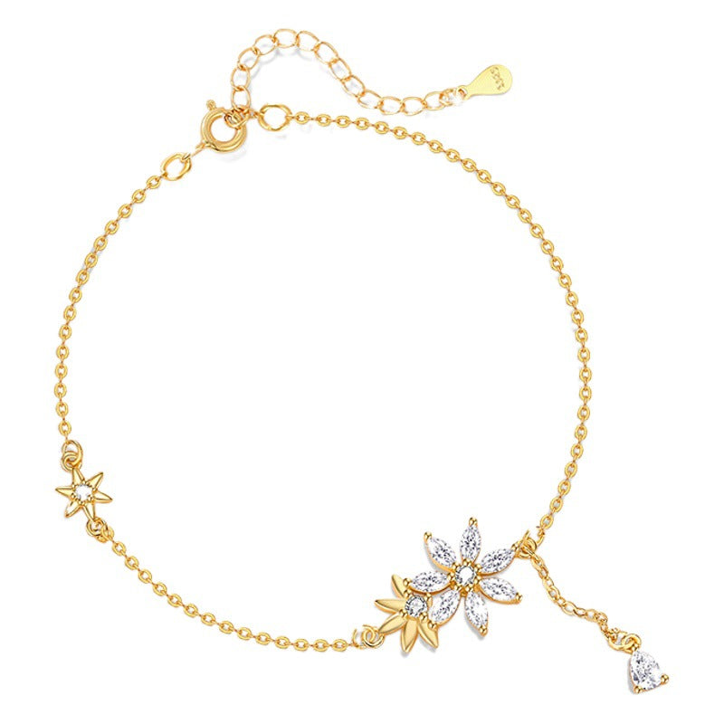 Bracciale in argento sterling 925 – girasole