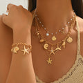 Layered Ocean Charm Jewelry