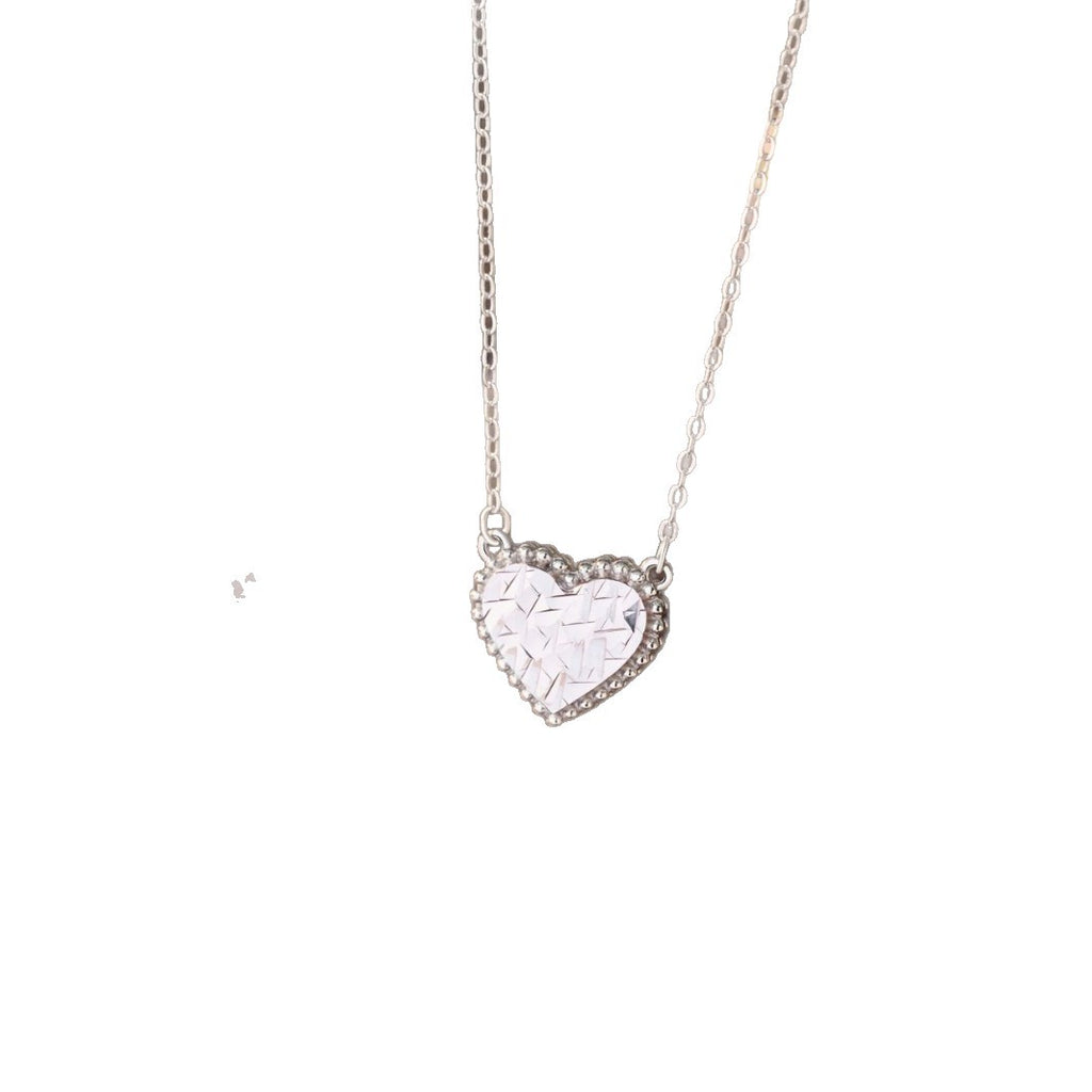 Collana in argento sterling 925 – fiore e madreperla