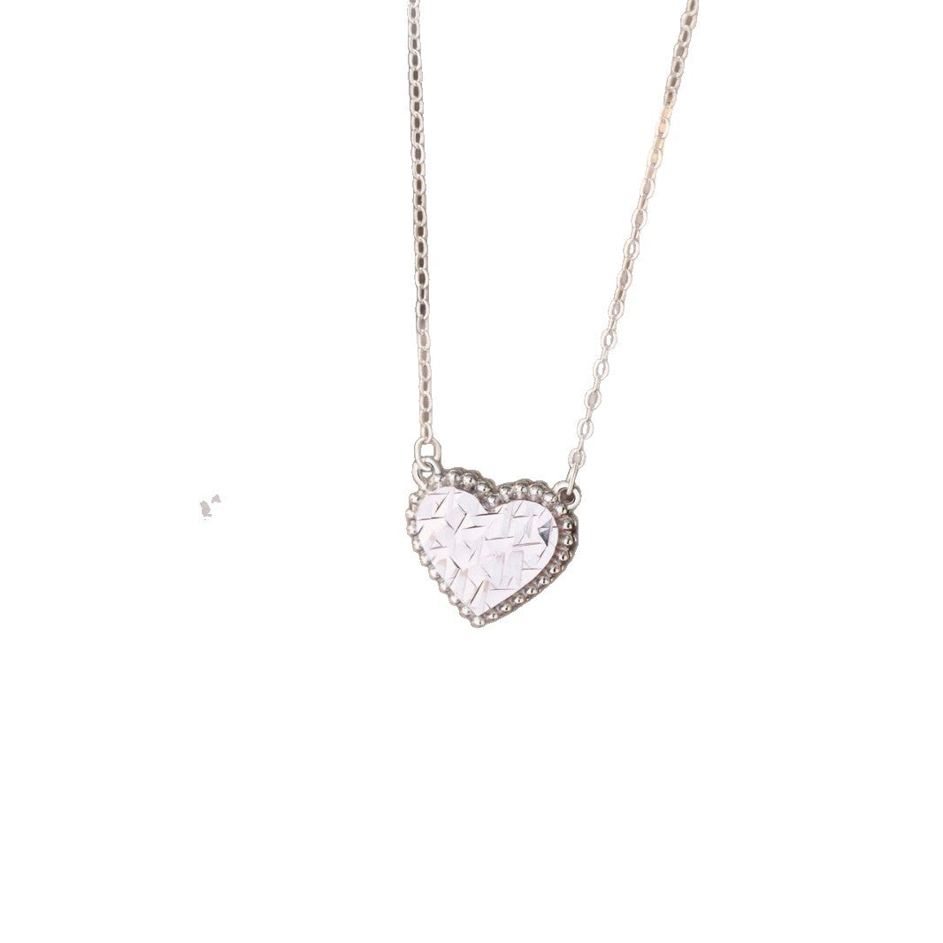 Collana in argento sterling 925 – fiore e madreperla