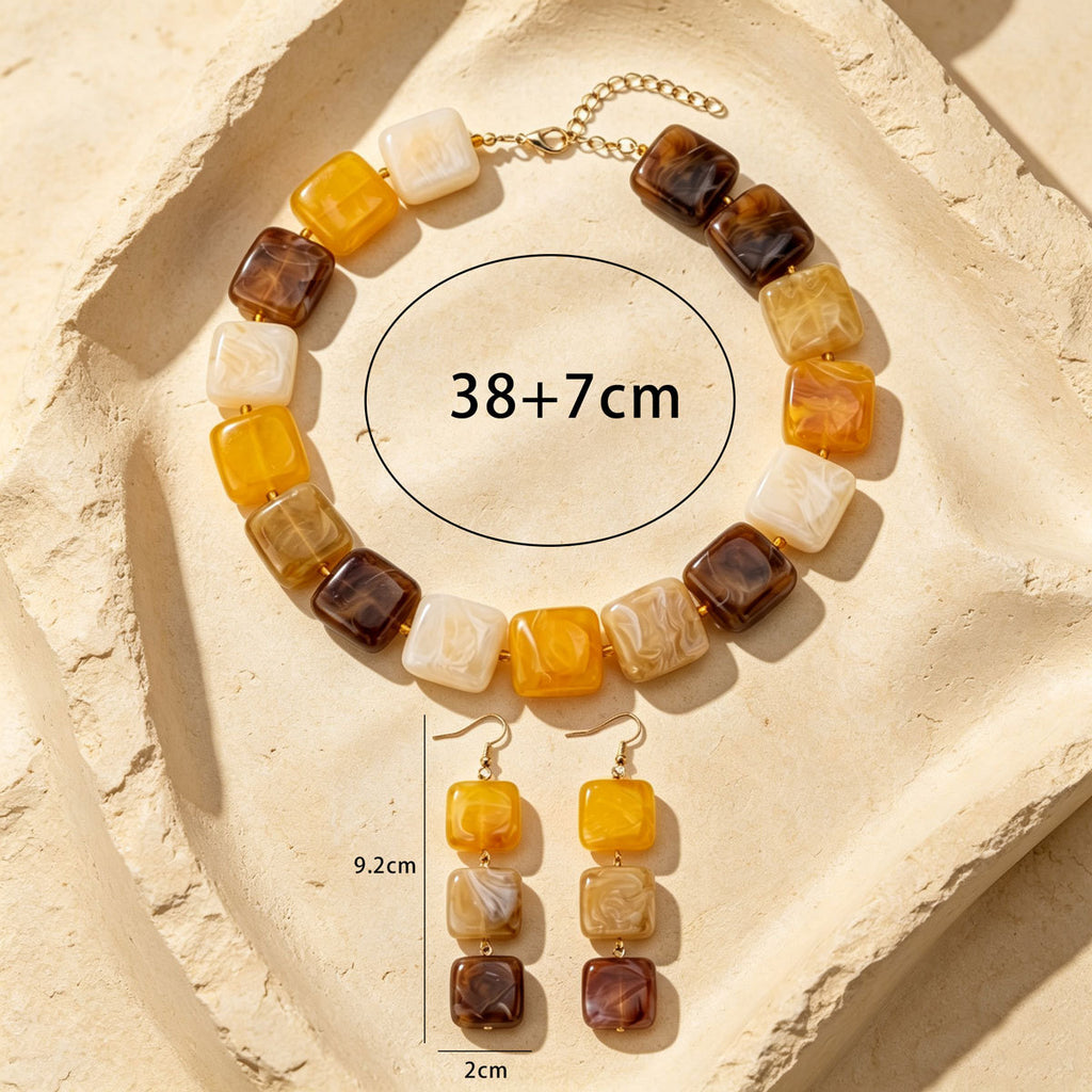 Warm Cube Bead Jewelry — product image 4