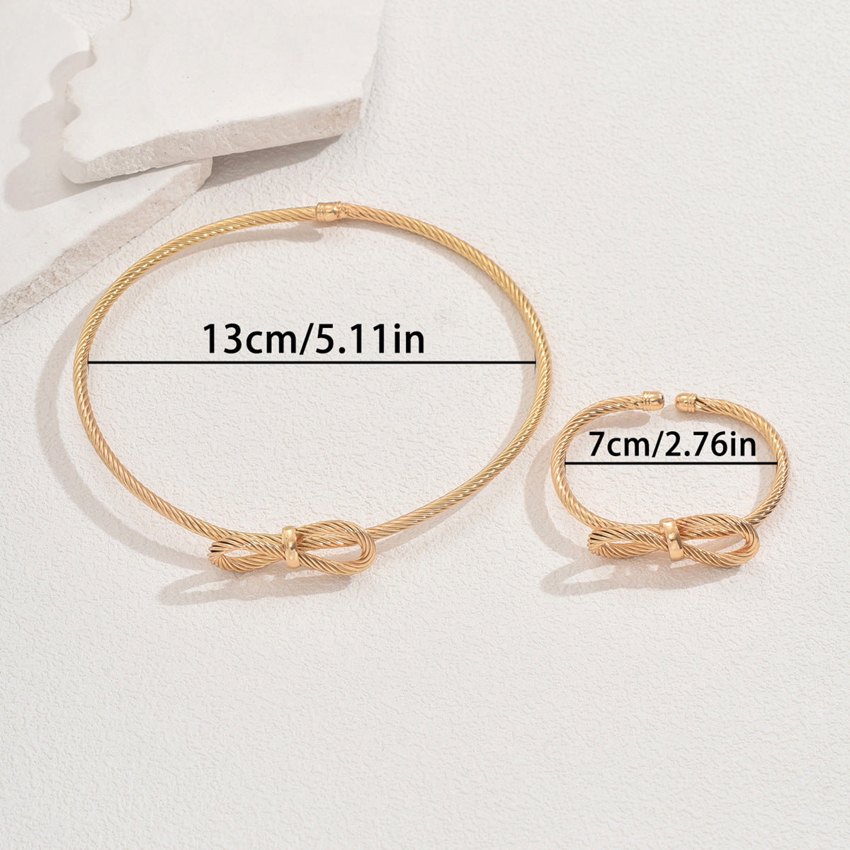 Textured Bow Choker Jewelry — product image 4