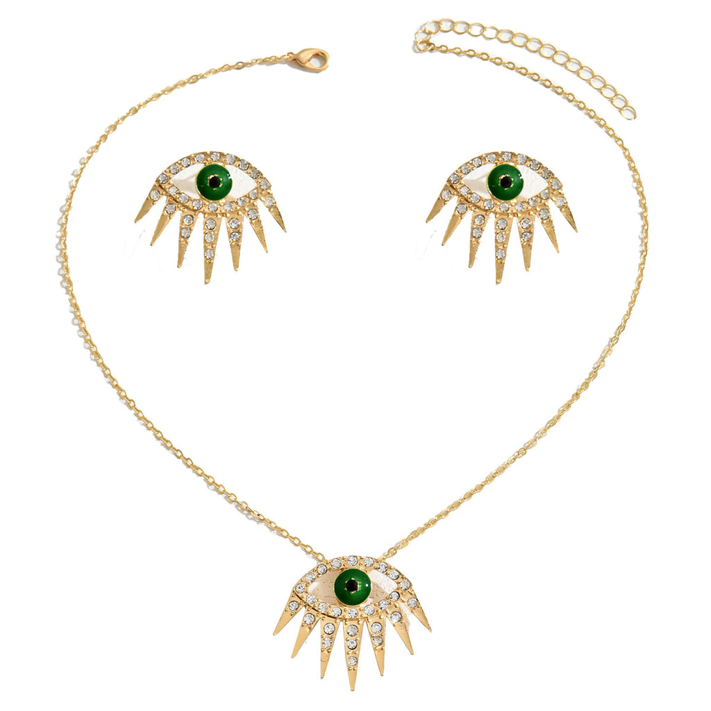 Green Eye Sunburst Jewelry — product image 5
