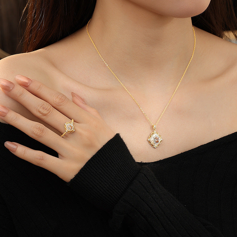Gioielli in argento sterling 925 e madreperla