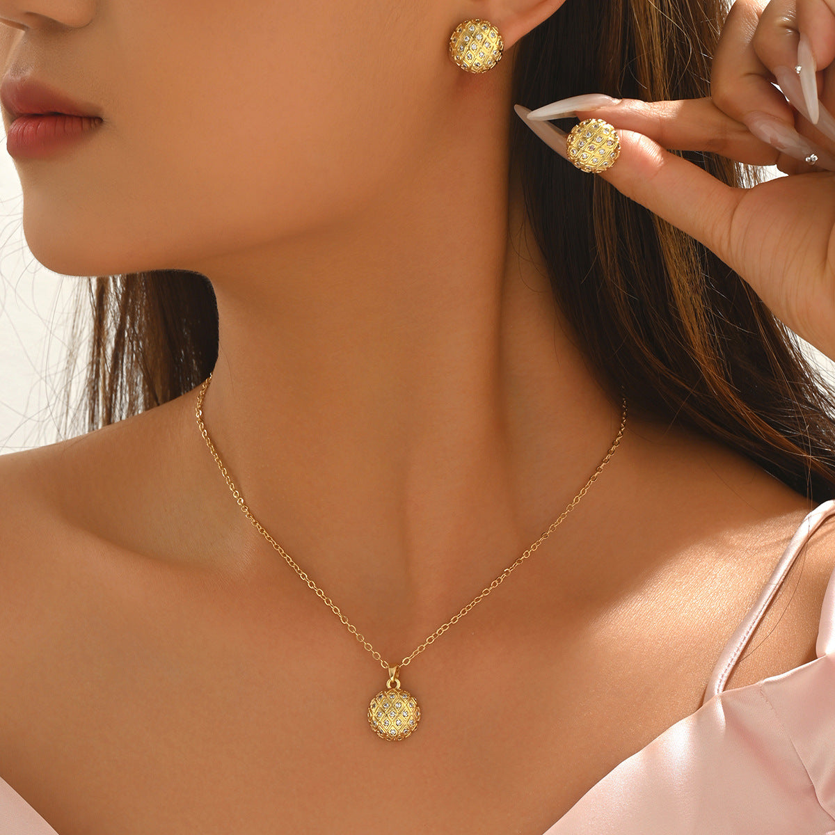 Tiny Textured Round Jewelry