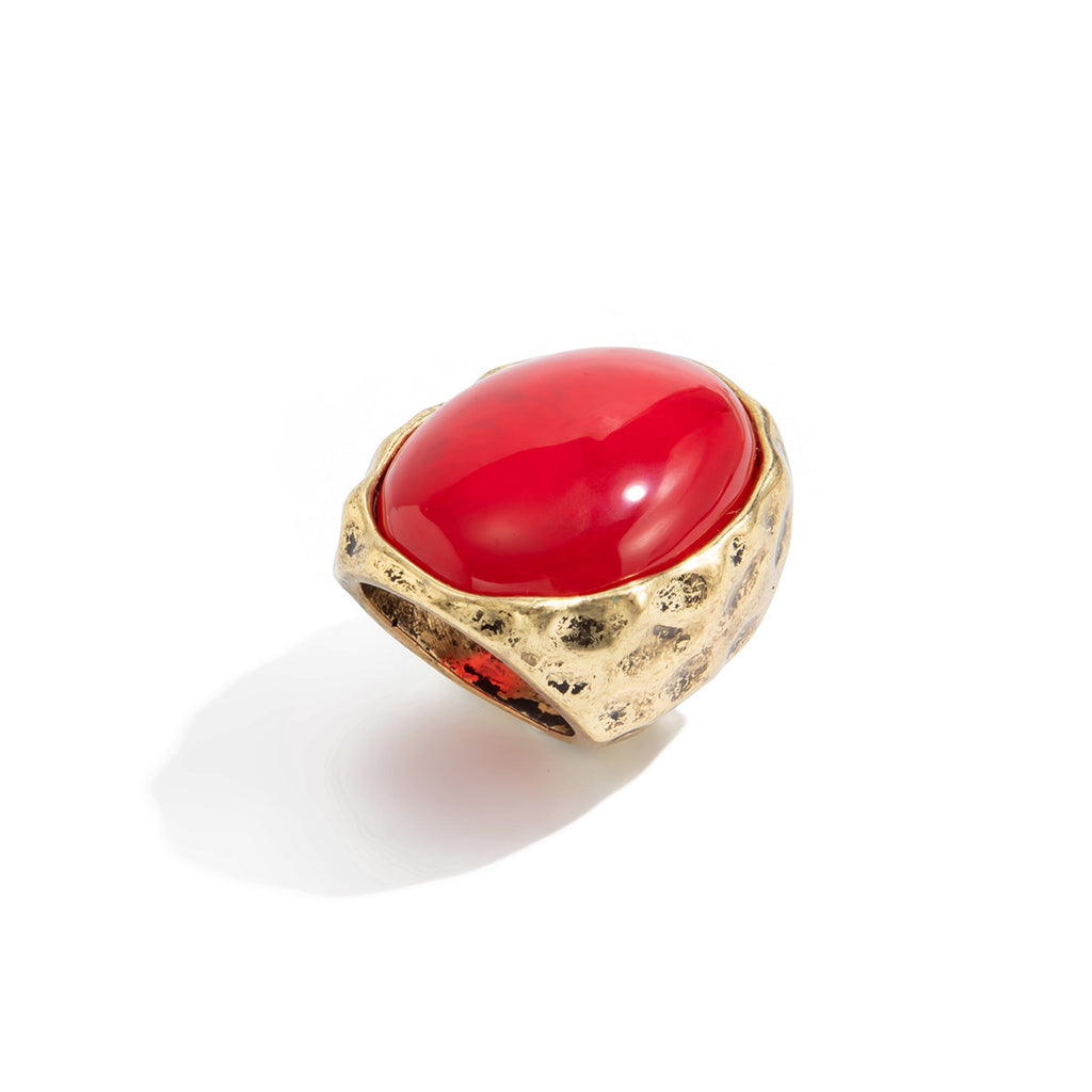 Bold Oval Cabochon-Effect Ring — product image 5