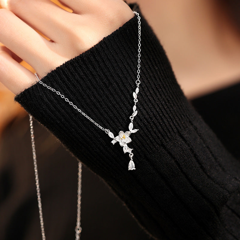 Collana in argento sterling 925 – goccia