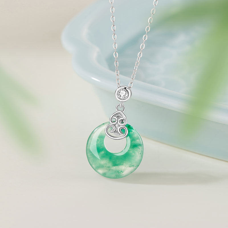 Collana in argento sterling 925 – zucca e disco
