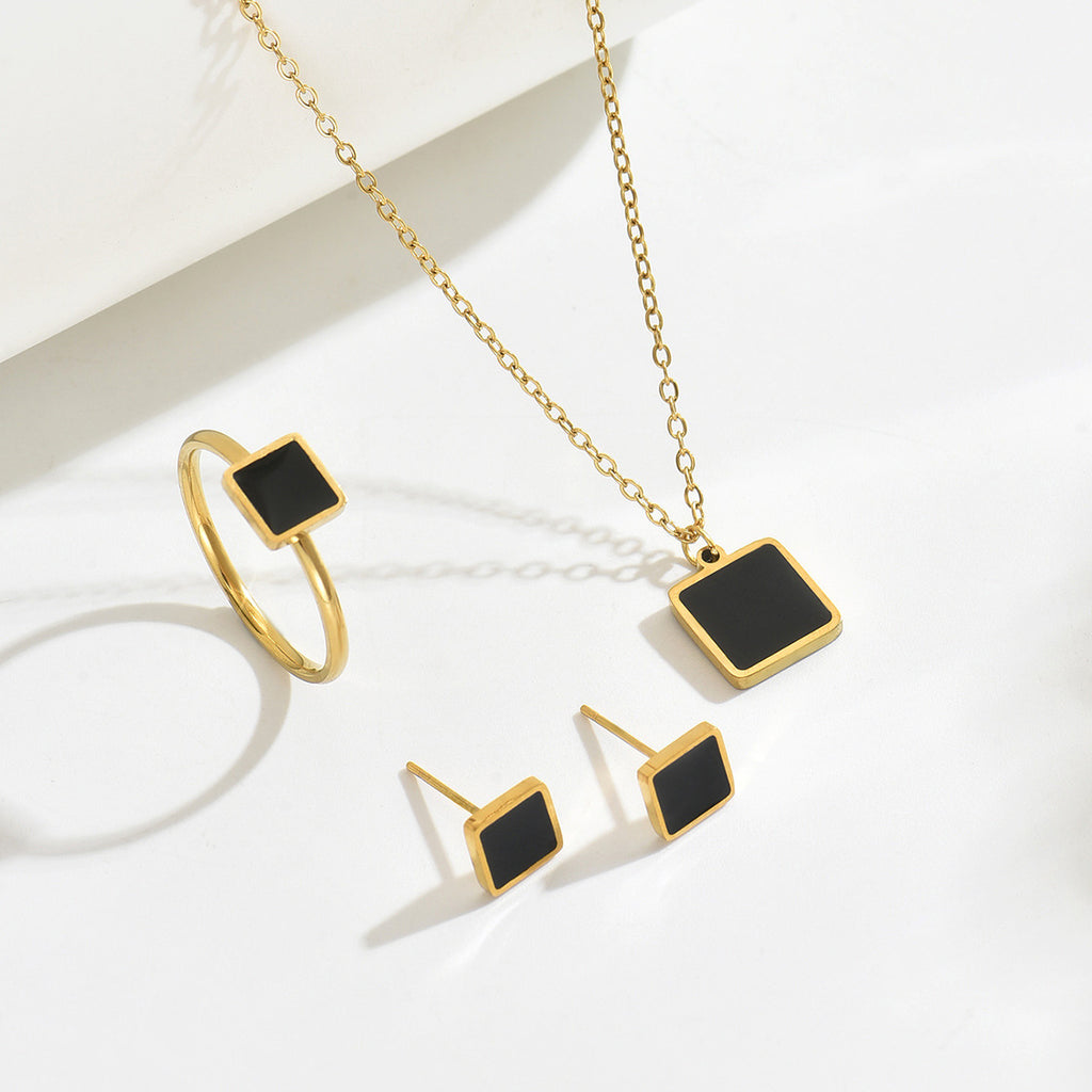 Petite Black Square Jewelry — product image 3