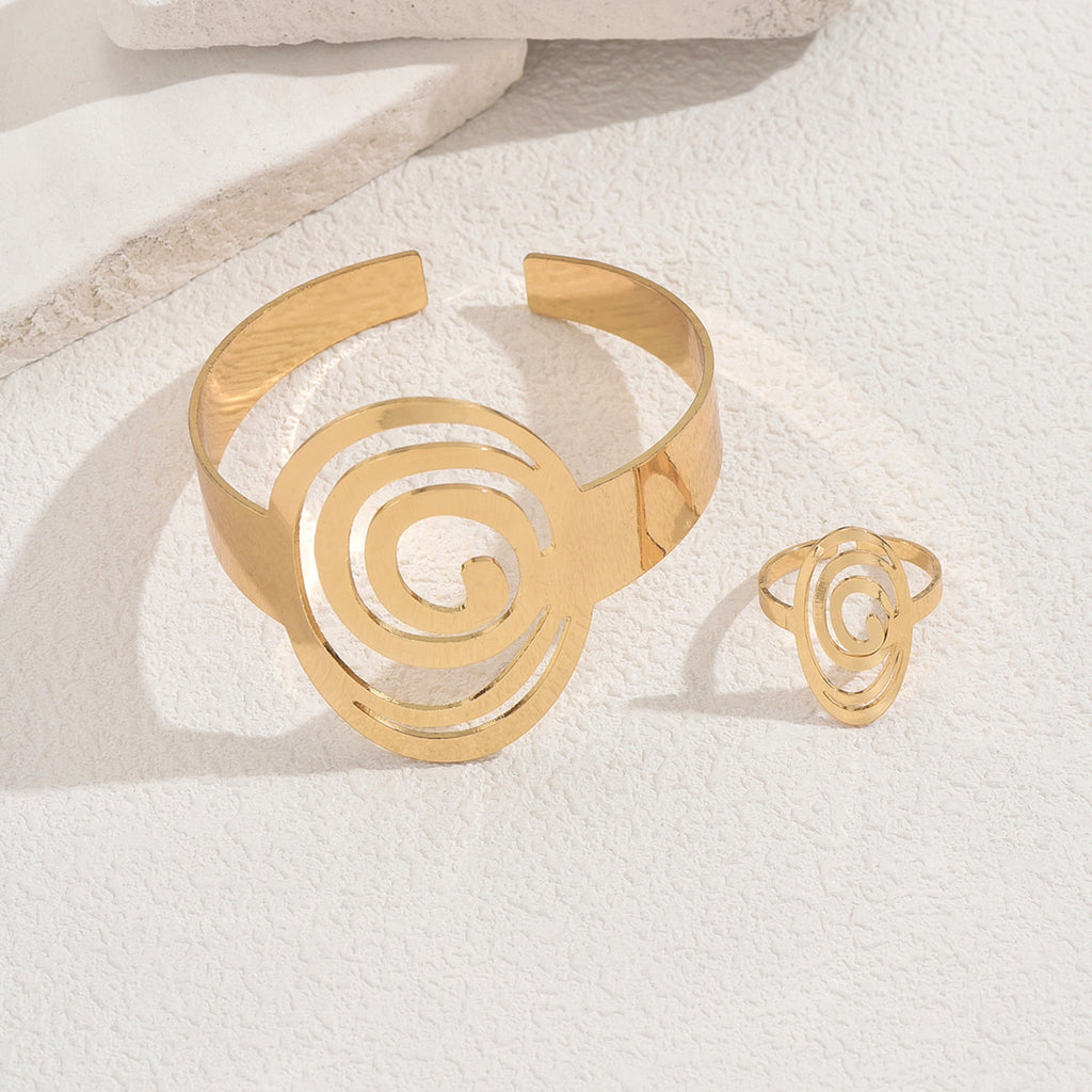 Spiral Openwork Cuff Jewelry — product image 3