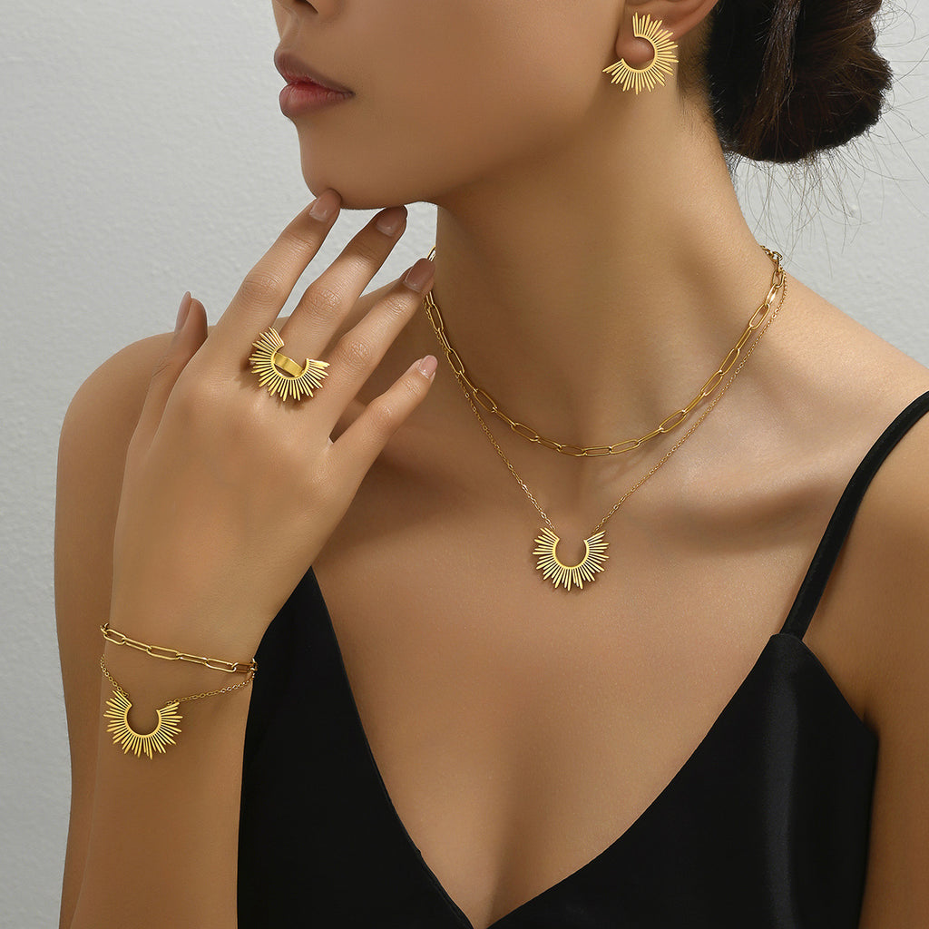 Radiating Crescent Jewelry
